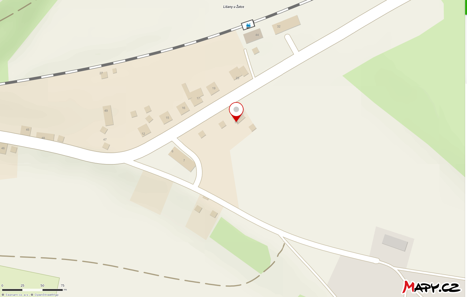 Naše poloha na mapě